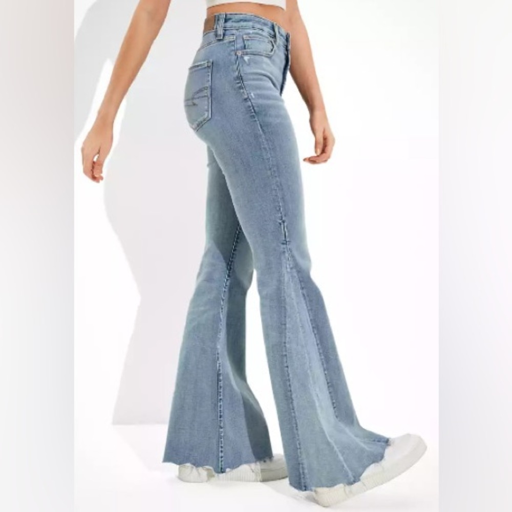 Light Blue Flare Jeans